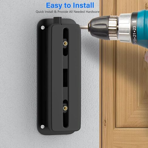 Horizontal Wedge Mount for Wyze Video Doorbell V2/ Pro, Adjustable Mounting Holder Accessories for Apartment Home Office with Better Viewing-No Drill in Kuwait