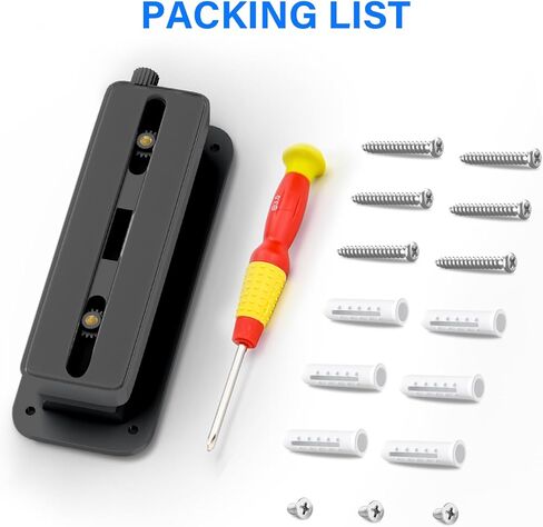 Horizontal Wedge Mount for Wyze Video Doorbell V2/ Pro, Adjustable Mounting Holder Accessories for Apartment Home Office with Better Viewing-No Drill in Kuwait