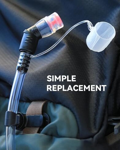 Switch Bite Valve Tube Nozzle Replacement Kit, with Magnetic Water Tube Clip, Compatible with Hydration Packs in Kuwait