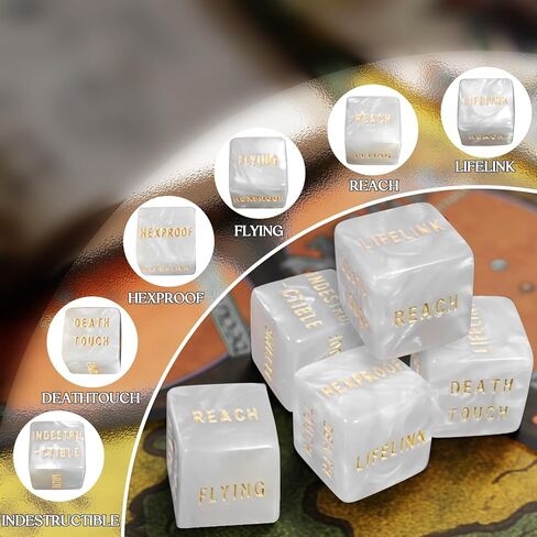 63 PCS MTG DICE عدادات ذات قدرات رئيسية لعدادات الكلمات الرئيسية وعدادات الحياة MTG ، و DICE SET لألعاب MTG و TCG وألعاب الورق ، وسحر ملحقات التجمع in Kuwait