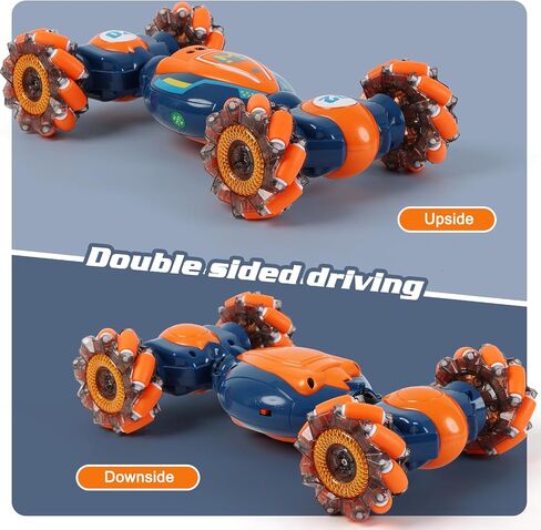 Waterproof Monster Truck Gesture RC Car, 4WD Amphibious Hand Controlled Remote Control Toy for Kids, All-Terrain Off-Road Vehicle for Boys Ages 6-7 8 9 10 11 12 Year Old, Present in Kuwait