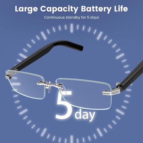 النظارات الذكية النظارات SmartGlasses SmartGlasses مع مكبر صوت Bluetooth ، والتحكم عن بعد التقاط صور/حماية UV (العدسات المستقطبة) in Kuwait