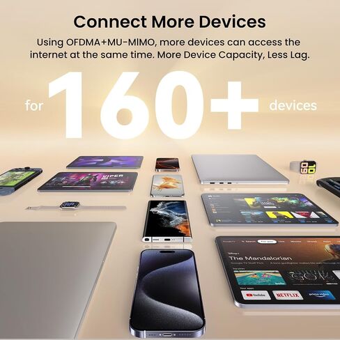 Tenda BE3600 Dual Band WiFi 7 Mesh WiFi System - 3*Full Gigabit Ports, Supports 160+ Devices, VPN, MLO, 4K QAM, Seamless Roaming, Internet Backhaul - ME3 Pro (3-Pack) in Saudi Arabia