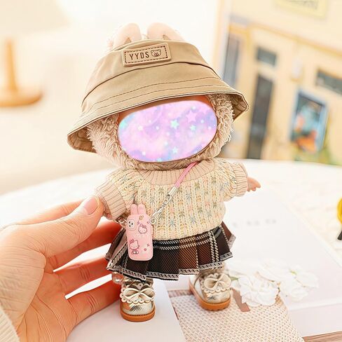 مجموعة ملابس دمية 17 سم (بدون دمية) ، 3 قطع ملابس ملابس لثلاثي دلصة الدمية 6.7 بوصة ، وملحقات الأزياء أنيقة وملحق in Kuwait