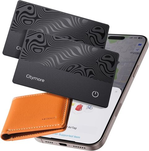 Wallet Tracker Card, for Airtag Wallet Bluetooth Tracker Smart Finder for Apple Air tag Find My[Apple MFi Certified] (iOS Only)IP68 Waterproof, GPS Tracker, Item Locator for Bags,Luggage,Passport, ID in Saudi Arabia