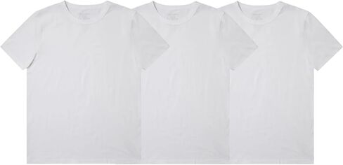 Pair of Thieves RFE Flattering Crew Neck Undershirt – 3 Pack Black, Small – Soft, Breathable 100% Cotton Crew Neck Tees for All-Day Comfort in Saudi Arabia