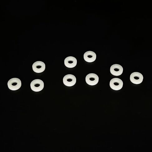 10PCS RC Boat Drive Shaft Spacer Gasket Motor Shaft Plastic Washer Gasket Sleeve for RC Boat Ship DIY Model Toy Spare Parts (4x9x2mm) in Saudi Arabia