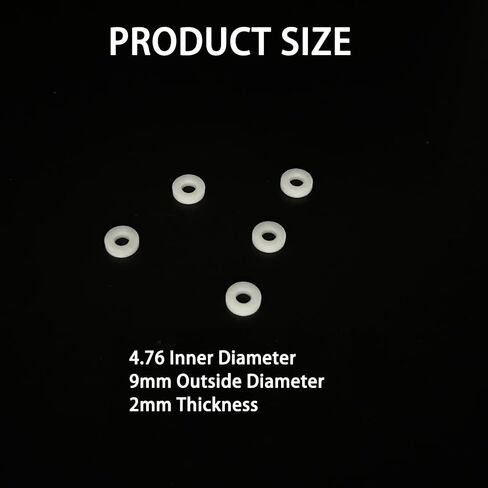 10PCS RC Boat Drive Shaft Spacer Gasket Motor Shaft Plastic Washer Gasket Sleeve for RC Boat Ship DIY Model Toy Spare Parts (4x9x2mm) in Saudi Arabia