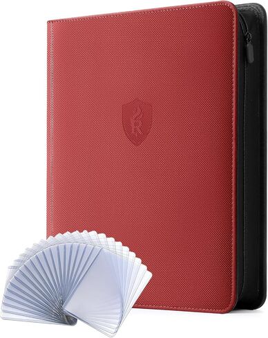 9 Pocket Toploader Binder مع Zipper-يحمل 252 لوادر Top Loaders-ألبوم بطاقة مزدوجة على الوجهين لبطاقات التداول ، TCG ، MTG ، البطاقات الرياضية in Kuwait