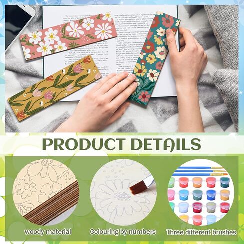 Kosiz 12 PCS Mountain Paint by Numbers Att for البالغين مرجعين مرجعين للرسائل المرجعية الملونة شرابات فارغة مرجعية فارغة زخرفة DIY Sunset Painting Decor in Kuwait