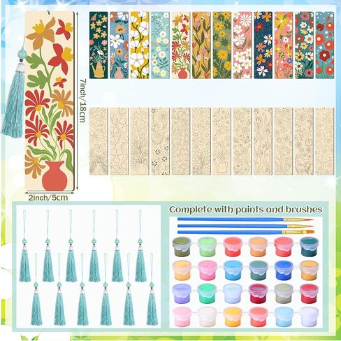 Kosiz 12 PCS Mountain Paint by Numbers Att for البالغين مرجعين مرجعين للرسائل المرجعية الملونة شرابات فارغة مرجعية فارغة زخرفة DIY Sunset Painting Decor in Kuwait