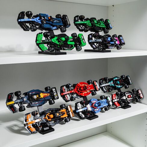 Resfl Display Riser متوافق مع أبطال Lego Speed ​​- السيارات غير المدرجة - عرض مجموعتك - حل حفظ المساحة (حزمة بداية) in Saudi Arabia