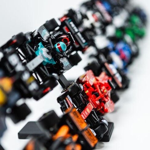 Resfl Display Riser متوافق مع أبطال Lego Speed ​​- السيارات غير المدرجة - عرض مجموعتك - حل حفظ المساحة (حزمة بداية) in Saudi Arabia