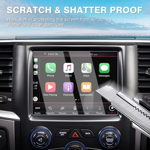 واقي شاشة Karltys 2 Pack 2024 2025 Trax لسيارة Chevy Trax & Trailblazer LT /2RS /ACTIV 2024 2025، 11 بوصة Nav. وشاشة لمس رقمية مقاس 8 بوصات من الزجاج المقسى لملحقات تشيفي تراكس in Saudi Arabia