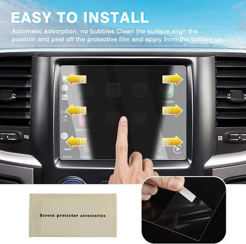 واقي شاشة Karltys 2 Pack 2024 2025 Trax لسيارة Chevy Trax & Trailblazer LT /2RS /ACTIV 2024 2025، 11 بوصة Nav. وشاشة لمس رقمية مقاس 8 بوصات من الزجاج المقسى لملحقات تشيفي تراكس in Saudi Arabia
