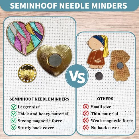 Magnetic Needle Minder Magnet Embroidery Accessories and Supplies Embroidery Needle Holder Cross Stitch Holder Needlework Supplies (Treeoflife) in Saudi Arabia