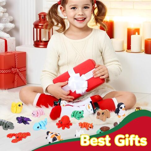 30pcs مجموعة الحيوانات المطبوعة ثلاثية الأبعاد ، 1.96in mini 3d الحيوانات المطبوعة ، التماثيل الحيوانية رائعة لعبة الحيوانات الأليفة لطيفة لطيف ، لعبة تململ مرنة لطيفة لزينة المكتب ، تفضل الحفلات in Kuwait