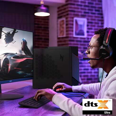 Acer Nitro 60 N60-640-UR26 Gaming Desktop | Intel Core I7-14700F 20-Core Processor | NVIDIA GEFORCE RTX 5060 TI Graphics (791 AI TOPS) | 32GB DDR5 | 2TB PCIE GEN 4 SSD | Wi-Fi 6 | جيجابت إيثرنت in Kuwait