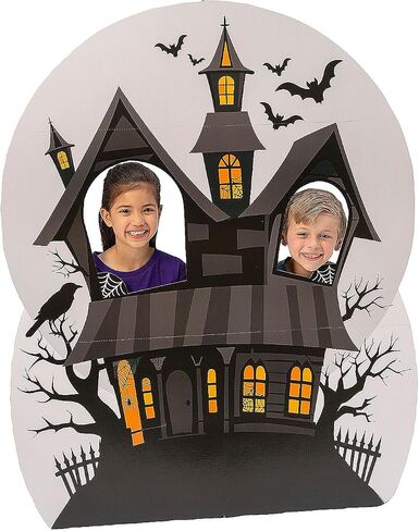 43" x 54" Halloween Haunted House Cardboard Cutout Photo Booth Stand-In-Stand-Up in Saudi Arabia
