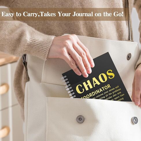 2 Pcs Chaos Coordinator Gifts Chaos Coordinator Hardcover 100 Pages Spiral Notebook,Administrative Professional Day Gift Notebook for Work, Thank You Gifts for Boss Coworker Teacher Nurse (Chaos Coordinator) in Saudi Arabia