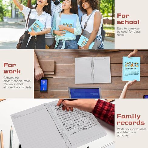 2 Pcs Chaos Coordinator Gifts Chaos Coordinator Hardcover 100 Pages Spiral Notebook,Administrative Professional Day Gift Notebook for Work, Thank You Gifts for Boss Coworker Teacher Nurse (Chaos Coordinator) in Saudi Arabia