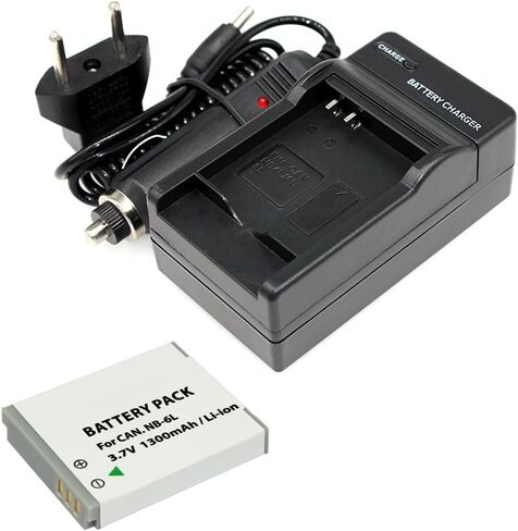 Vivitar VIV-CB2Q-6LH Canon Digital Camera Battery Charger, Black in Saudi Arabia