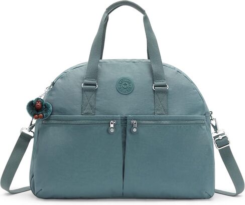 Kipling Women's Eugina Satchel ، حزام كتف مصنوع يدويًا ، جيوب خارجية ، كيس واقية من النايلون in Kuwait