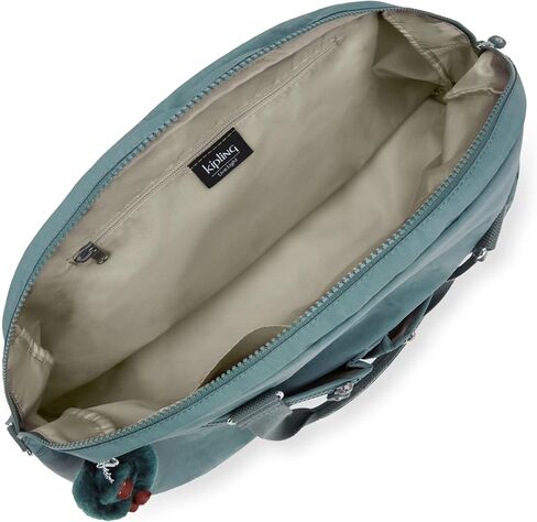 Kipling Women's Eugina Satchel ، حزام كتف مصنوع يدويًا ، جيوب خارجية ، كيس واقية من النايلون in Kuwait