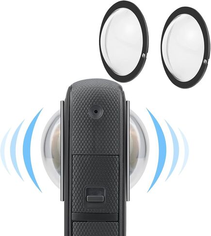 PULUZ for Insta360 X4 Lens Protector, Lens Cap for 360 X4 Rotation PC Material Lens Guard Lens Protective Cover for Insta 360 x4 Sports Camera Accessories in Kuwait