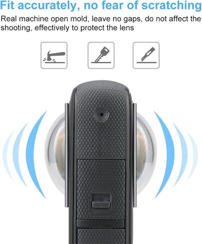 PULUZ for Insta360 X4 Lens Protector, Lens Cap for 360 X4 Rotation PC Material Lens Guard Lens Protective Cover for Insta 360 x4 Sports Camera Accessories in Kuwait