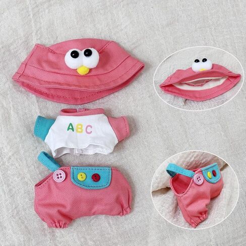 Clothes for Dolls, Clothes Set with Charm Bracelet for 17cm Dolls, Adorable Dress-Up Accessories for Doll (Purple Cat) in Saudi Arabia