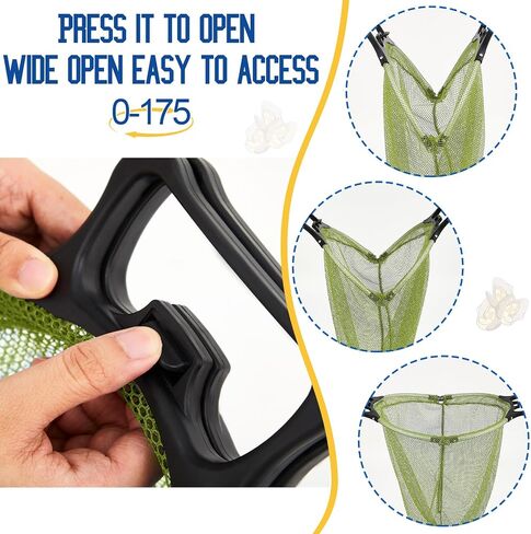 4 PCS CLAM Diving Lobster CHUM CHUM FOR MALTWARD MESH MESH LAG مع قفل مقبض للغوص في صيد الأسماك (الأزرق) in Saudi Arabia