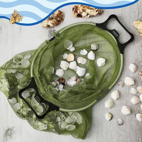 4 PCS CLAM Diving Lobster CHUM CHUM FOR MALTWARD MESH MESH LAG مع قفل مقبض للغوص في صيد الأسماك (الأزرق) in Saudi Arabia