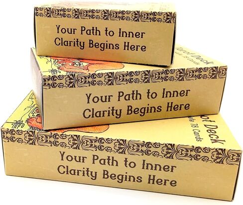Witchy Cauldron Mini Tarot Cards Deck – Pocket Rider Waite Oracle to Go Kit with Guidebook | Mini Tarot Deck for Beginners in Kuwait