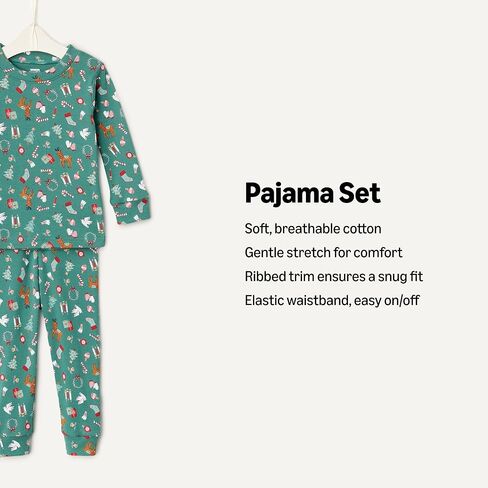 Amazon Essentials x Sofia Grainge Matching Holiday Family Pajama Sets in Saudi Arabia
