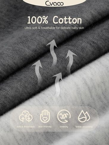 5 قطع من سراويل الأطفال للجنسين 0-24 شهرًا، سراويل قطنية للأطفال الأولاد والبنات قابلة للسحب للأولاد والبنات، متعددة الألوان in Kuwait