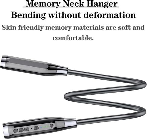 سماعات رأس Kinobo Neckband Bluetooth، 6.0 Bluetooth وقت تشغيل 120 ساعة، IPX7 سماعات أذن رياضية مقاومة للماء مع خاصية إلغاء الضوضاء مع ميكروفون مع فتحة بطاقة TF، ستيريو HiFi (أسود) in Kuwait