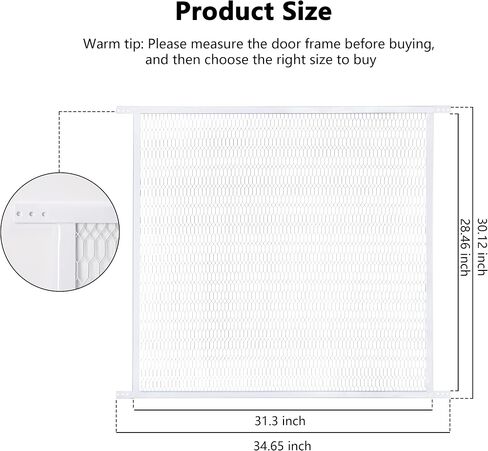 Guardian Steel Pet Grille (Brown 36 Inch) Screen Door Protector for Dogs Pets Cats Scratch Protector Replacement Screen Door Guard Pet Proof Rv Screen Door Grill Guards in Saudi Arabia