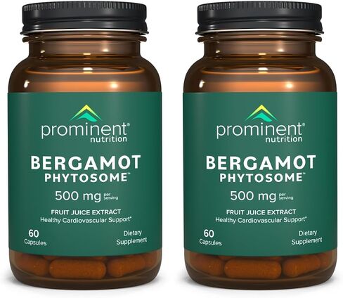 فيتوسوم التغذية البارزة ، خلاصة البرغموت التي تم بحثها سريريًا في Vazguard Citrus Bergamot للكوليسترول ودعم صحة القلب ، وملحق امتصاص محسّن ، 500 ملغ ، 60 كبسولة in Kuwait