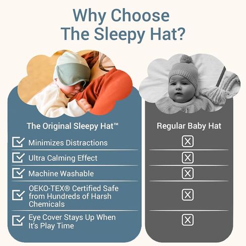The Original Baby Sleep Mask & Soft Eye Shade – Newborn, Sun Hat & Beanie – Travel & Baby Gifts in Saudi Arabia