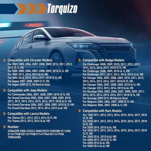Valve Cover Gasket Set for Honda Accord, Civic, CR-V, Element, Crosstour, Acura CSX, ILX, RDX, RSX, TSX - 2.0L, 2.3L, 2.4L Engines 2002-2015 -OE# VS50614R, 12341-R40-A00 in Kuwait
