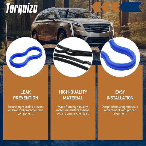 Valve Cover Gasket Set for Honda Accord, Civic, CR-V, Element, Crosstour, Acura CSX, ILX, RDX, RSX, TSX - 2.0L, 2.3L, 2.4L Engines 2002-2015 -OE# VS50614R, 12341-R40-A00 in Kuwait