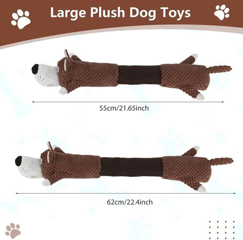 Dog Toys Cute Alligator Dog Toy Tough Plush Puppy Toy for Playtime, Training & Tug of War- Interactive Squeaky & Crinkle Chew Toy for Small to Large Dogs in Kuwait