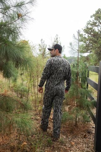 realtree Men Men's Camo Hunting Cotton Bib saps ، وزرة مسيرة مموهة غير معزولة طوال الموسم للأنشطة الخارجية in Saudi Arabia