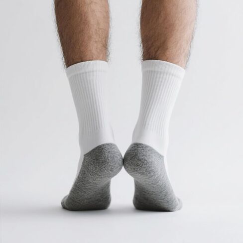 Men's Running Ankle Socks- Athletic Low Cut Anti-blister Moisture Wicking Cotton Socks,Size 9-12,5 Pairs in Saudi Arabia
