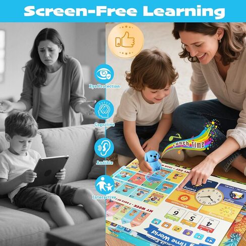 Talking Pen with Flash Cards Hooked on Phonics, Interactive Dinosaur Learning Reader-Electronic Sensory Toys for Kids with Autism, Audio Sound Recognition Early Educational Gift for Toddlers Ages 3-6 in Saudi Arabia