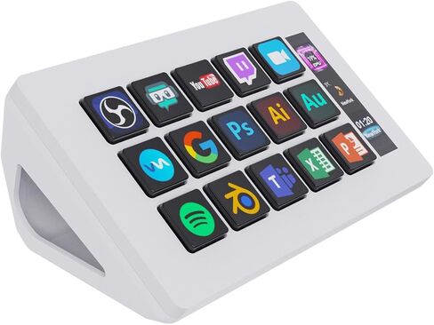 TreasLin VSDinside Stream Controller with 15 Customizable Macro Keypad to Trigger Actions in OBS Twitch YouTube for Content Creators Streaming Deck Compatible with PC & Mac HSV293S Black in Saudi Arabia