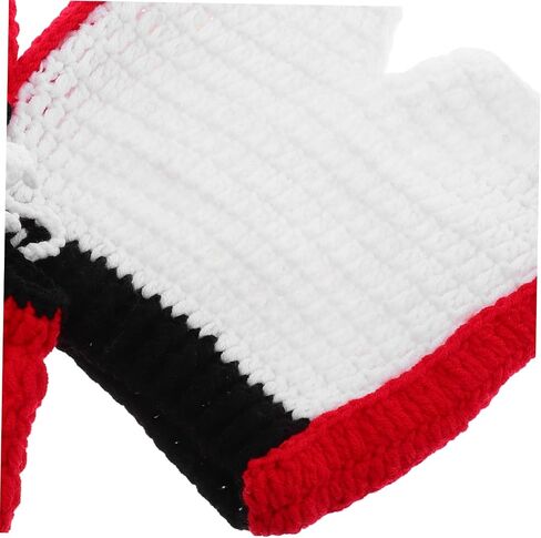 LIFKOME Adorable Baby Boxing Outfit Soft Knitted Photo Shoot Garment Unisex Newborn Photography Costumes 1 Set in Saudi Arabia