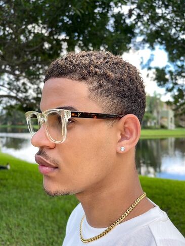 VISOONE Stylish Frame in Multiple Colors Blue Light Blocking Glasses for Men Women BONA in Saudi Arabia