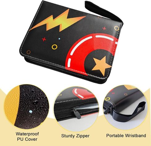 Card Binder Album 4 Pocket, 400 Pockets Trading Card Holder Binder with 50 Removable Sleeves, Zipper Card Book for Trading Cards, Game Sports Cards (Dragon) in Kuwait